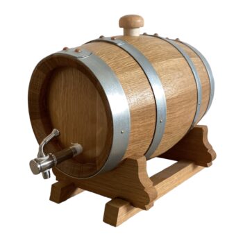 Tonneau décoratif et fonctionnel pour spiritueux – modèle 3 litres