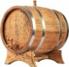 Petit fût en chêne intérieur paraffiné – 20 litres – Image 1
