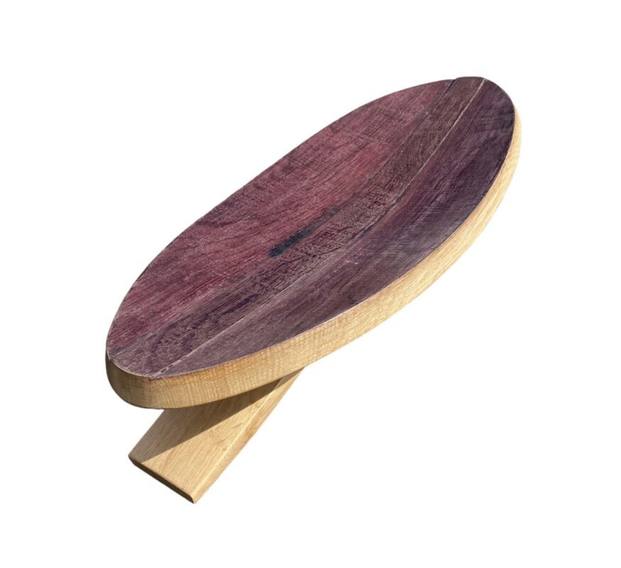Corbeille à fruits fabriquée à partir d’un tonneau en bois