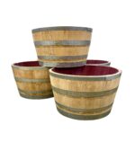 Demi-tonneau 228L poncé - hauteur 44 cm – Image 2