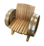Canapé-fauteuil en tonneau – Image 3