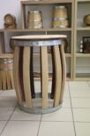 Table haute en chêne - modèle tonneau – Image 4