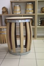 Table haute en chêne - modèle tonneau – Image 4