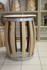Table haute en chêne - modèle tonneau – Image 2