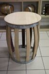 Table haute en chêne - modèle tonneau – Image 1