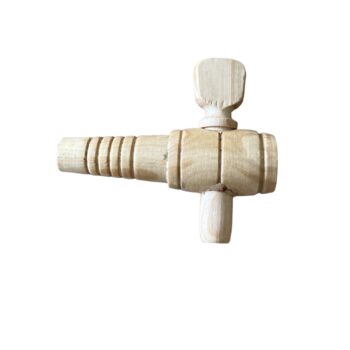 Robinet en bois pour fût 3L ou 5L – trou de 10 mm – La Cave au Tonneau