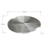 Table brasero tonneau avec feu gaz – Mobilier extérieur effet bois – Image 3