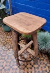 Tabouret haut en fût de whisky – Chêne massif artisanal – Image 6