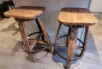 Tabouret haut en fût de whisky – Chêne massif artisanal – Image 4