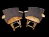 Ensemble meubles tonneau en fût de whisky – 2 chaises + 1 table artisanales – Image 3