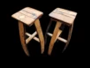 Table tonneau avec armoire et tabourets – Fût de whisky recyclé – Image 3