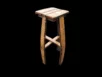 Table tonneau avec armoire et tabourets – Fût de whisky recyclé – Image 2