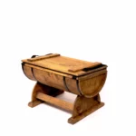 Banc tonneau rustique 3 en 1 – Rangement, assise et table basse – Image 5
