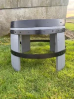 Table tonneau de jardin – Chêne français personnalisé, fût de vin ou whisky – Image 2