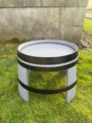Table tonneau de jardin – Chêne français personnalisé, fût de vin ou whisky – Image 3