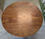 Table d’exposition en tonneau de chêne – Plateau rond sur mesure – Image 3